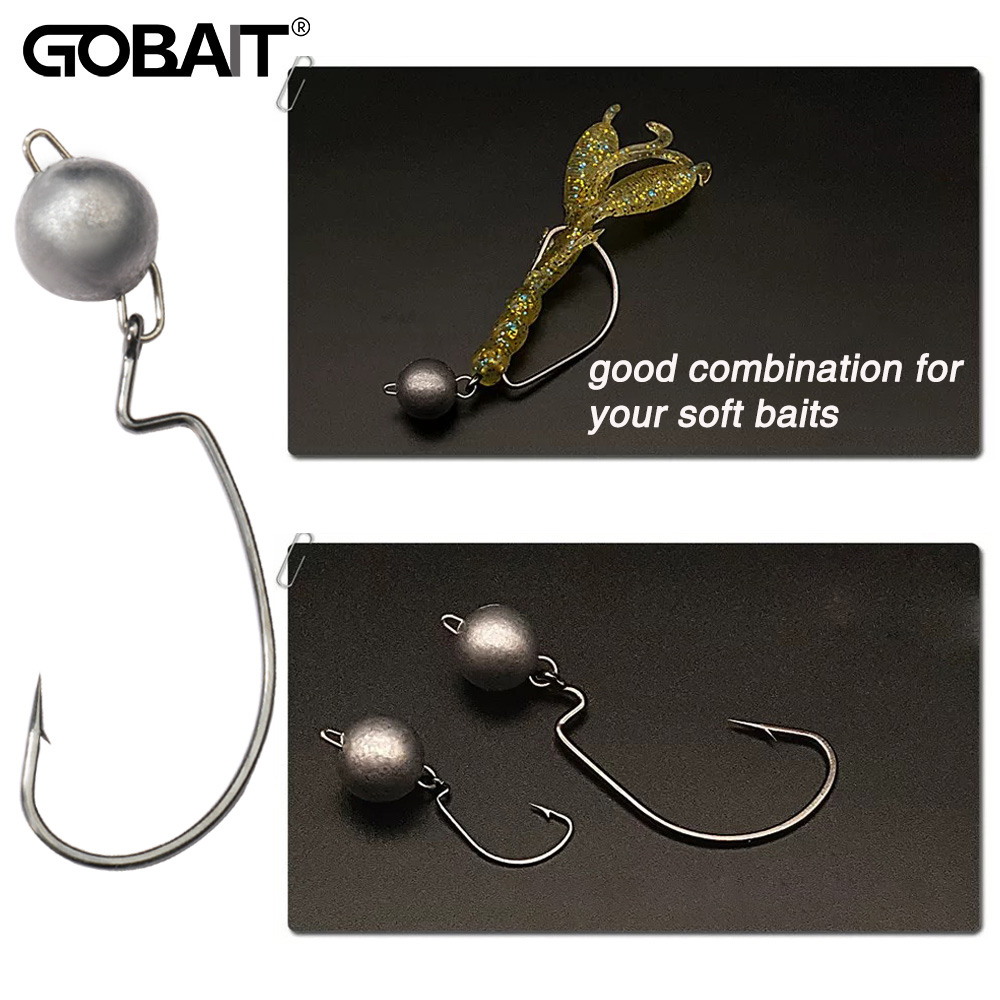 5 pz Metallo Jig Testa Verme G - Fishing Hook Weedless recensione e prezzo